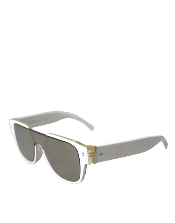Dolce & Gabbana Chic White Acetate Designer Sunglasses - Image 2
