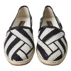 Dolce & Gabbana Elegant Striped Leather Espadrilles - Image 6