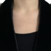 Dolce & Gabbana Elegant Embellished Black Overcoat Jacket - Image 4