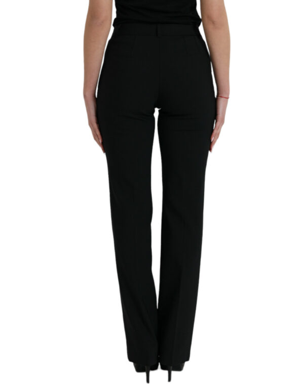 Dolce & Gabbana Elegant Tapered Wool Trousers - Image 3