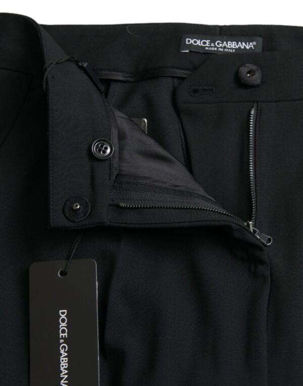 Dolce & Gabbana Elegant Tapered Wool Trousers - Image 5