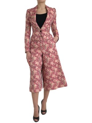 Dolce & Gabbana Elegant Pink Slim Fit Two-Piece Suit