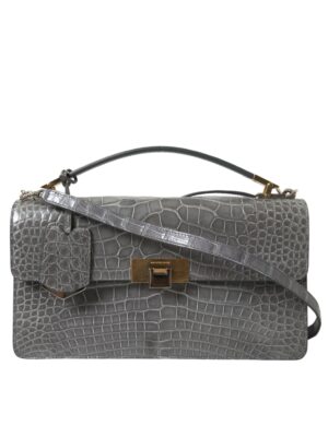 Balenciaga Alligator Leather Medium Shoulder Bag