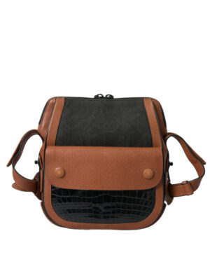 Balenciaga Elegant Crocodile Leather Crossbody Bag