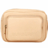Burberry Small Branded Peach Pink Grainy Leather Camera Crossbody Bag