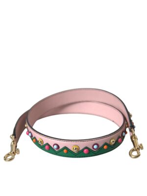 Dolce & Gabbana Pink Leather Handbag Accessory Shoulder Strap