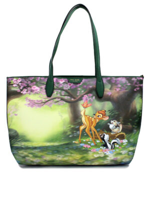 Kate Spade Disney Sutton Bambi Coated Canvas Shoulder Tote Handbag Purse