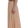 Dolce & Gabbana Elegant Floral Embroidered Silk Maxi Dress - Image 2