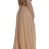 Dolce & Gabbana Elegant Floral Embroidered Silk Maxi Dress - Image 4