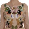 Dolce & Gabbana Elegant Floral Embroidered Silk Maxi Dress - Image 5