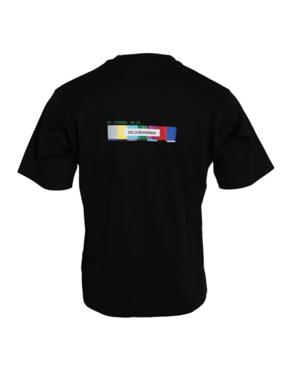 Dolce & Gabbana Black With Love Always Crew Neck Top T-shirt - Image 2