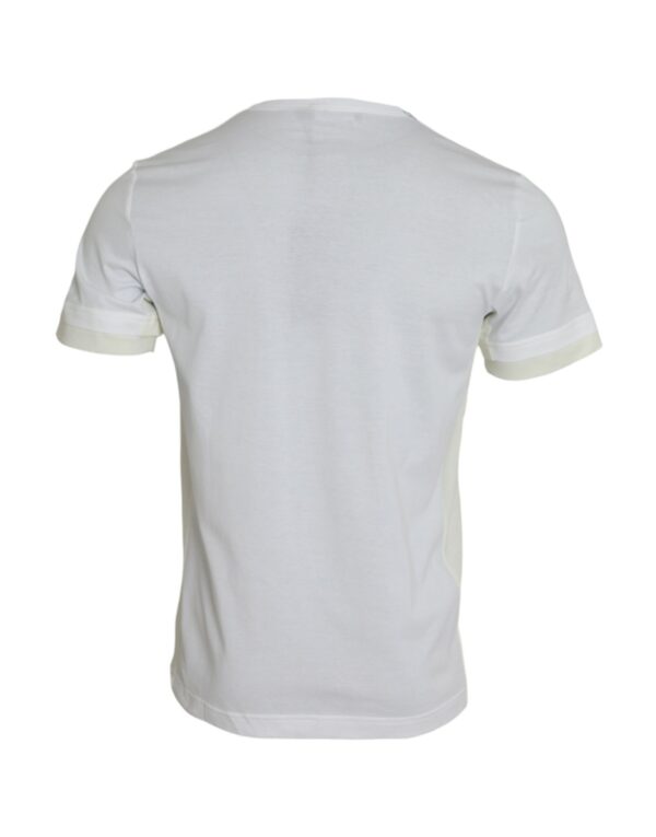 Dolce & Gabbana White Cotton Pocket Short Sleeves T-shirt - Image 2