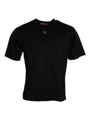 Dolce & Gabbana Multicolor Tiger Print Cotton Short Sleeves T-shirt