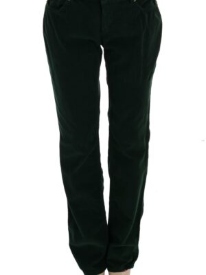 Dolce & Gabbana Elegant Green Cotton Blend Trousers
