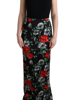 Dolce & Gabbana Elegant Floral Sheath Gown