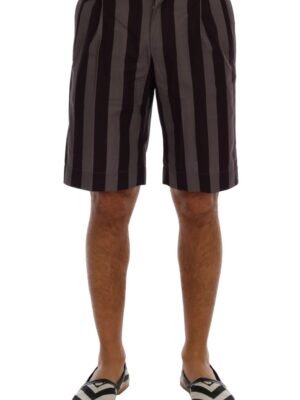 Dolce & Gabbana Casual Striped Cotton Shorts