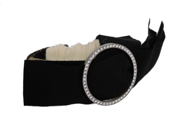Dolce & Gabbana Elegant Crystal Diadem Headband - Image 4