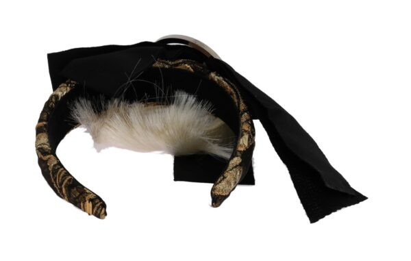 Dolce & Gabbana Elegant Crystal Diadem Headband - Image 5