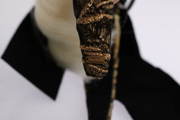 Dolce & Gabbana Elegant Crystal Diadem Headband - Image 6