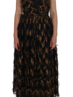 Dolce & Gabbana Elegant A-Line Full Length Sleeveless Dress