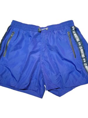 La Martina Blue Polyester Men Swim Trunk