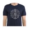 La Martina Crew Neck Graphic Jersey Tee - Refined Blue Cotton - Image 3