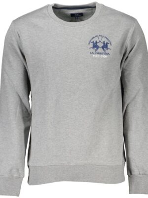 La Martina Embroidered Cotton Crewneck Sweater