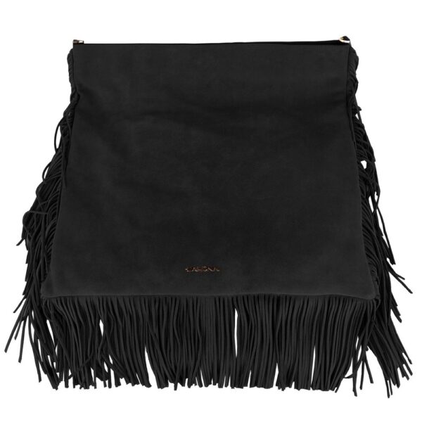 Baldinini Trend Black Calfskin Women Crossbody Bag - Image 2