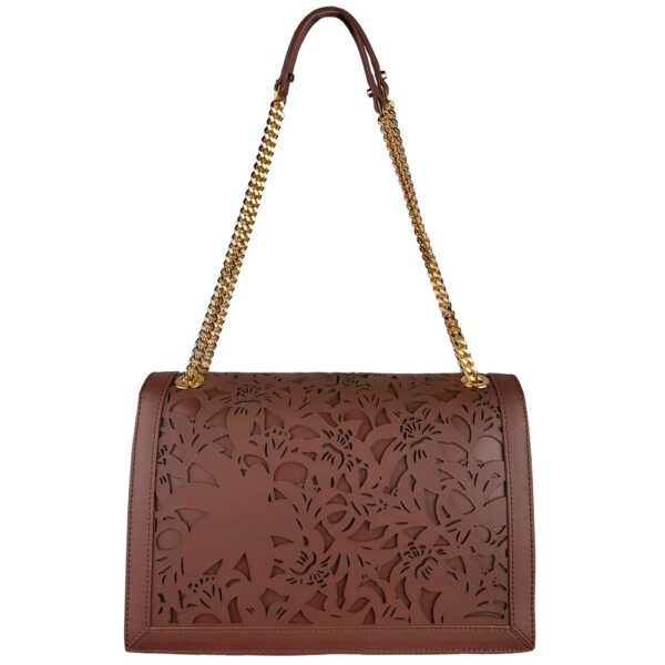 Baldinini Trend Brown Calfskin Women Crossbody Bag - Image 2