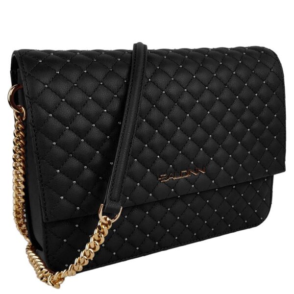 Baldinini Trend Black Calfskin Women Crossbody Bag - Image 3