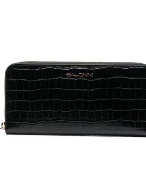 Baldinini Trend Elegant Croco Print Leather Wallet