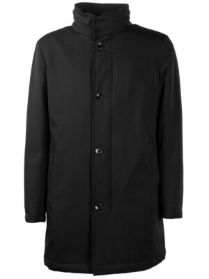 Made in Italy Black Wool Men Jacket