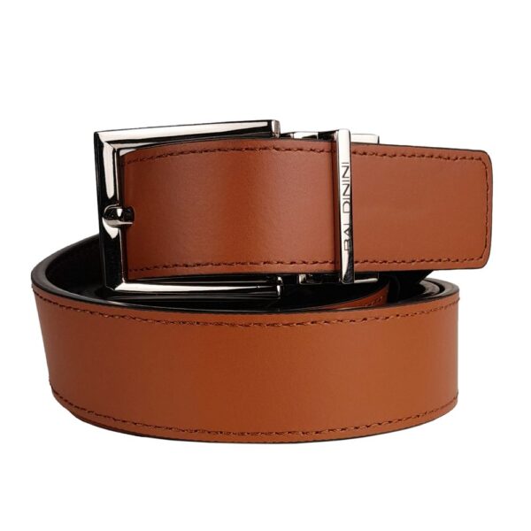 Baldinini Trend Brown Calfskin Men Belt - Image 2