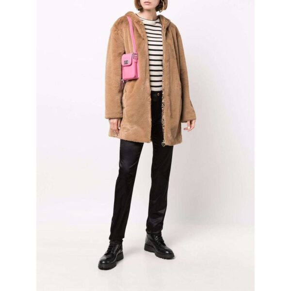Love Moschino Beige Polyester Women Coat - Image 2