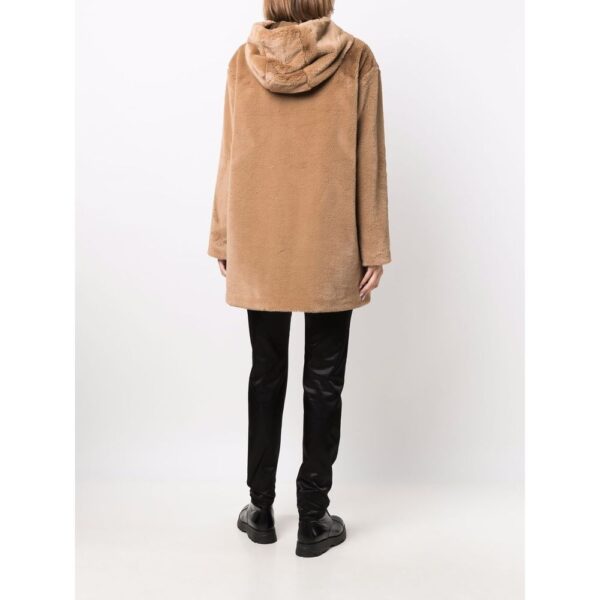 Love Moschino Beige Polyester Women Coat - Image 4
