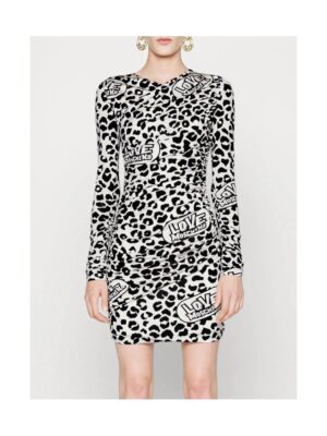 Love Moschino White Viscose Women Dress