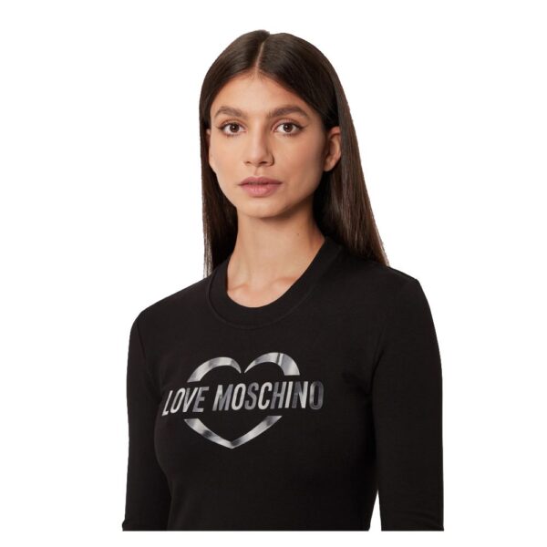 Love Moschino Chic Cotton Blend Logo Dress - Image 3