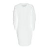 Love Moschino Chic Heart Pattern Knit Dress in White - Image 2