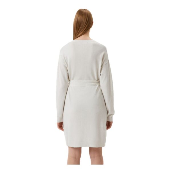 Love Moschino Elegant Embroidered Wool Blend Long Dress - Image 2