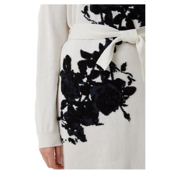 Love Moschino Elegant Embroidered Wool Blend Long Dress - Image 3