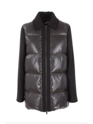 Love Moschino Chic Gray Jacket with Contrasting Accents