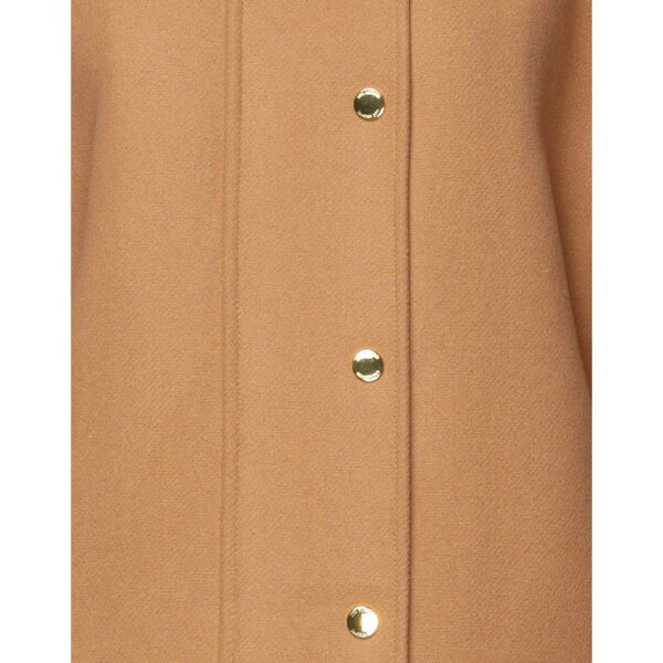 Love Moschino Brown Wool Women Coat - Image 3