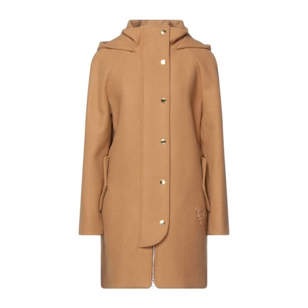 Love Moschino Brown Wool Women Coat - Image 4