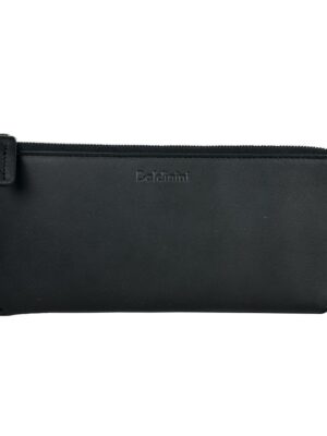 Baldinini Trend Elegant Black Leather Travel Organizer