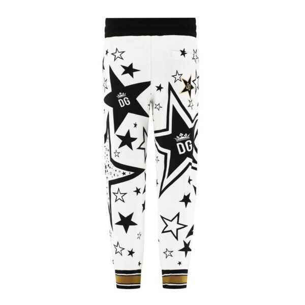 Dolce & Gabbana Elevated Comfort White Sweatpants - Image 2