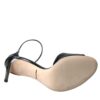 Dolce & Gabbana Black KEIRA Leather Heels Sandals Shoes - Image 6