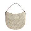 Michael Kors Large Dover Half Moon Crossbody Bag Purse Powder Blush Multi - Image 2