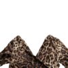 Dolce & Gabbana Brown Leopard Print Bodycon V-neck Midi Dress - Image 7