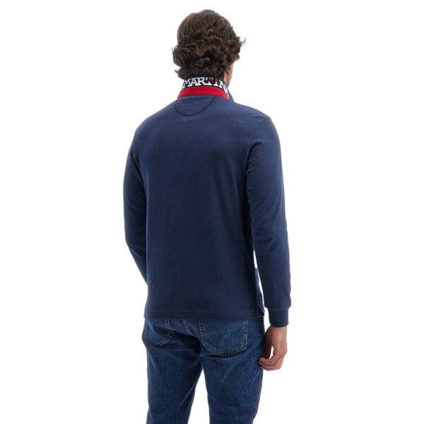 La Martina Blue Cotton Polo Shirt - Image 2