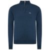 La Martina Blue Acrylic Sweater